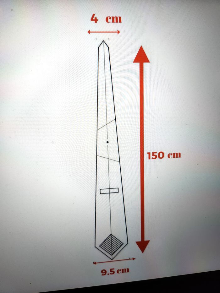 Cravate Francesco Borgia en Soie Motif géométrique Bleu marine - photo numéro 8