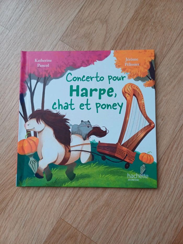 Livre Concerto pour Harpe, chat et poney