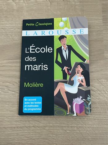 Livre L’école des maris de Molière