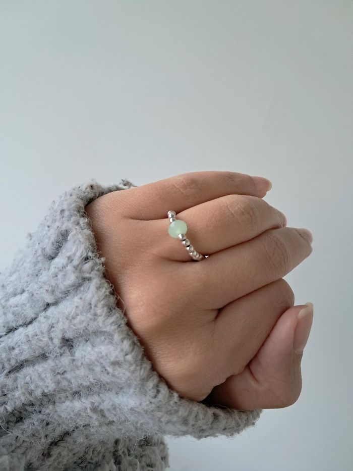 Bague vert d'eau