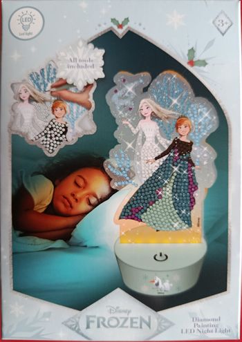 Veilleuse la reine des neiges disney diamant painting