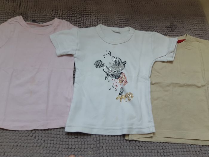 Lots T-shirt MC 2 ans