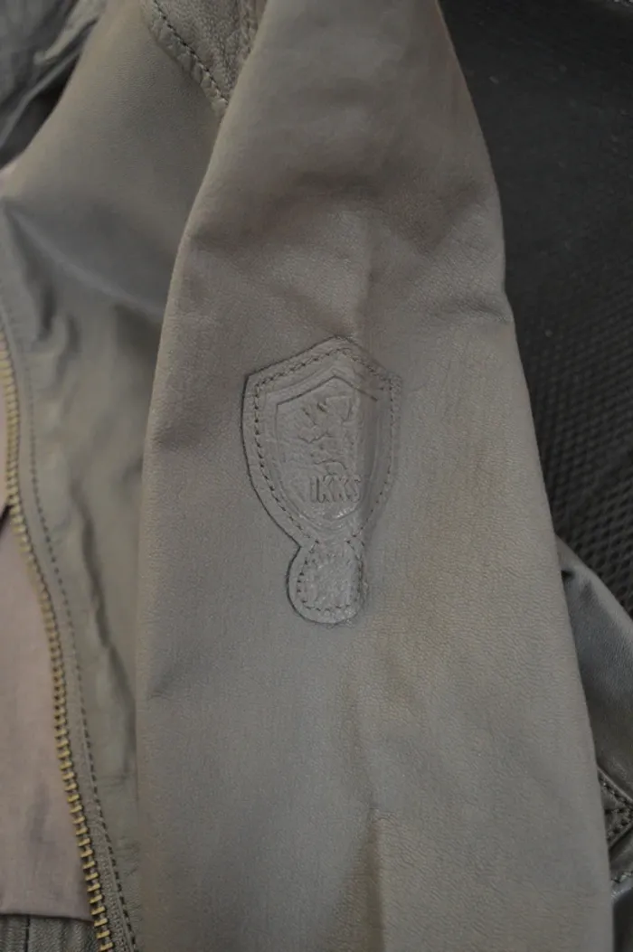 Blouson cuir IKKS garcon 4 ans - photo numéro 5