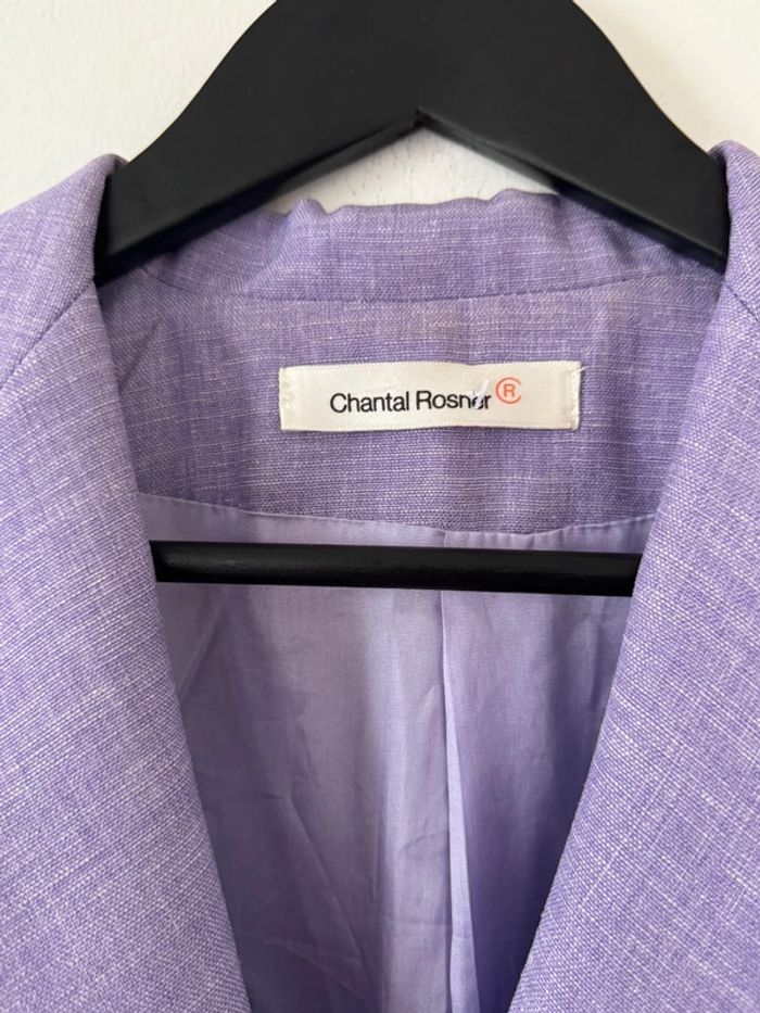 Blazer veste lilas Chantal Rosner Taille S/M - photo numéro 8