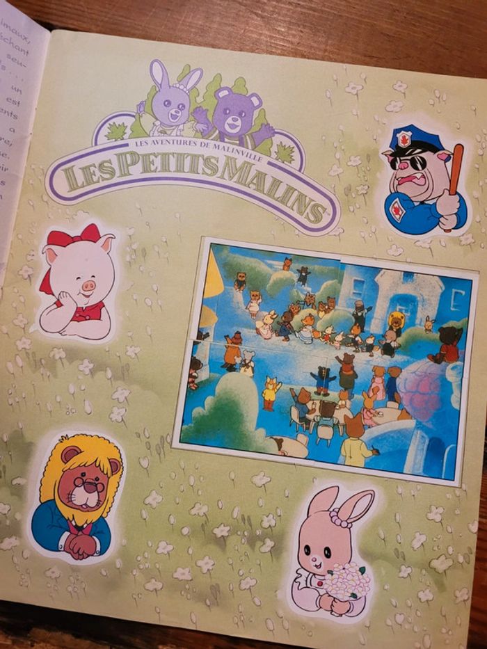 RARE Album Panini complet Patty Les Petits Malins aventures de Malinville stickers collection - photo numéro 3