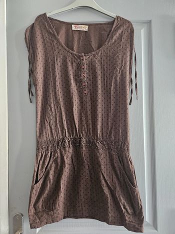 Robe d'été sans manches femme - Taille S / 36 - Jennyfer - Marron