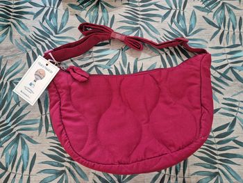Sac bandoulière bordeaux