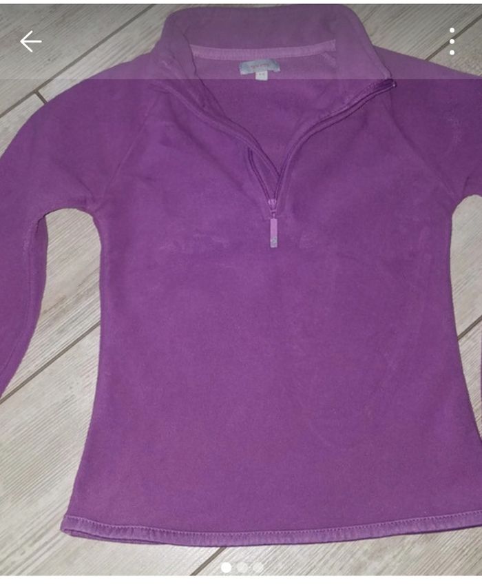 Pull polaire fille Tex 4 ans tbe - photo numéro 2