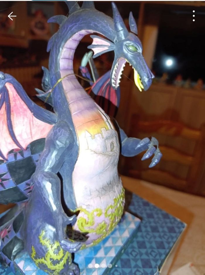 MALEFIQUE DRAGON JIM SHORE DISNEY TRADITION - photo numéro 2