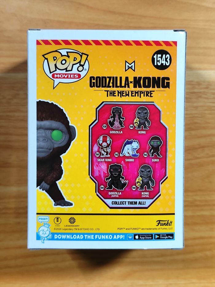 Funko Pop! Movies - Suko 1543 (Godzilla x Kong: The New Empire) - photo numéro 3