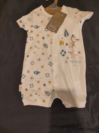 Barboteuse été bébé