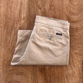 Short chino beige CHAPS pour homme, taille W 33 (42 taille française)