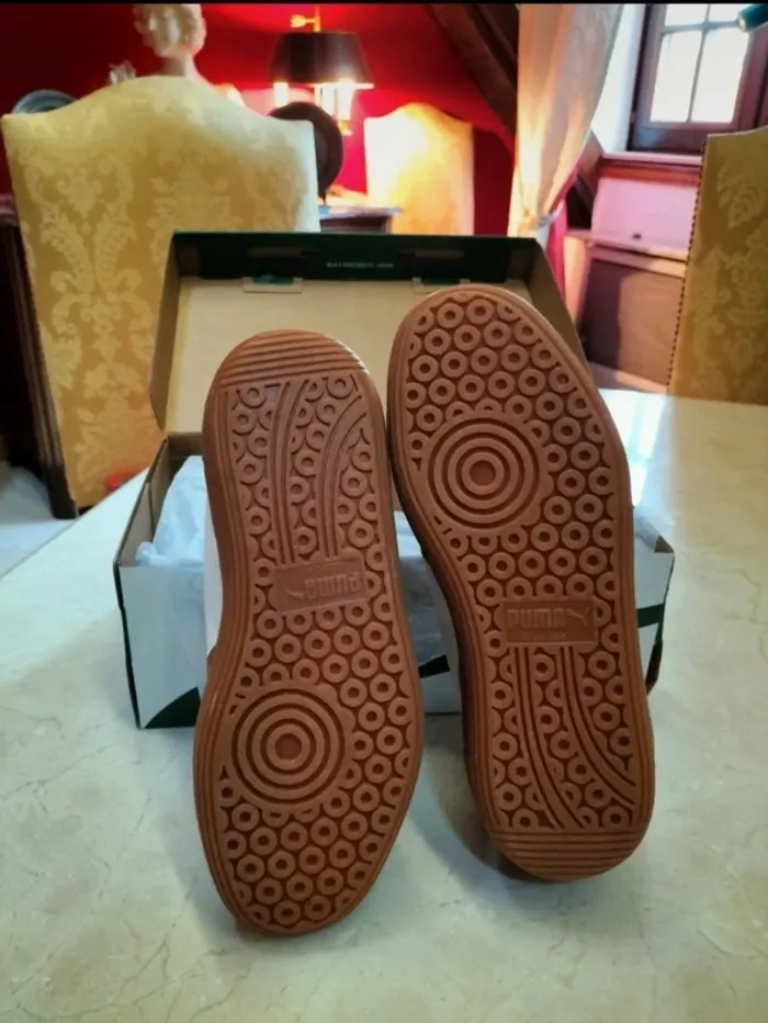 Baskets Puma Palermo couleur marron neuves - photo numéro 9