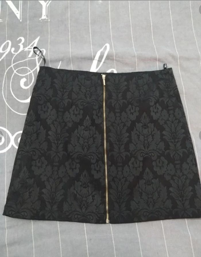 jupe noire morgan t 36 38 neuve