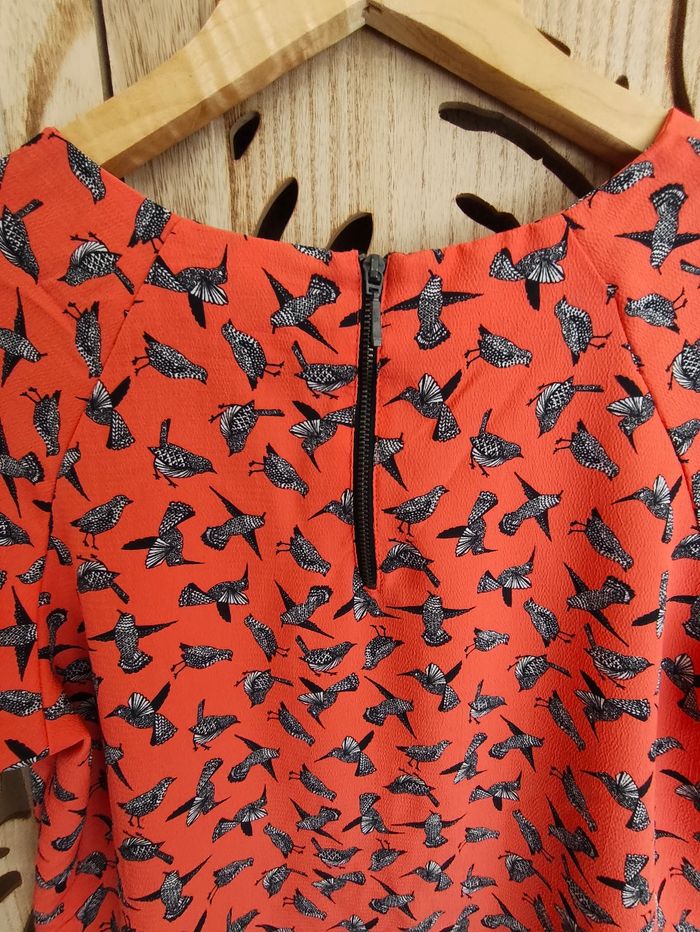 Blouse imprimée oiseaux Camaïeu - photo numéro 8