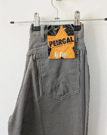 Jean neuf gris en velours côtelé - Vintage - Lee cooper - taille XS