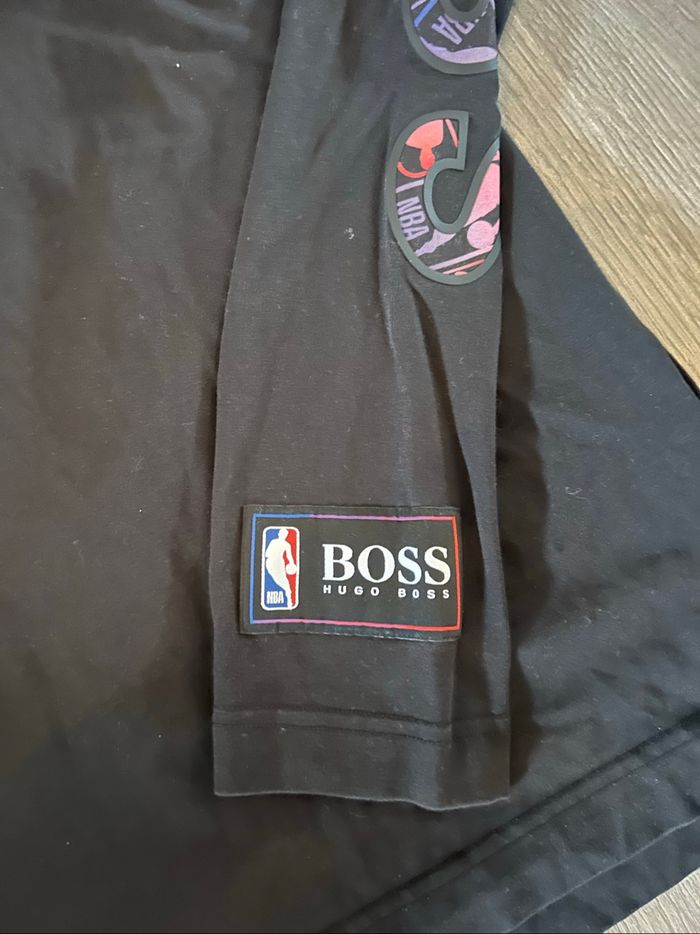 T-Shirt manches longues Boss X NBA - photo numéro 2