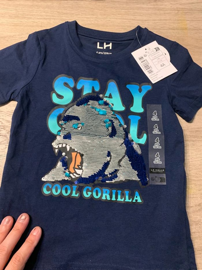 TEE shirt sequin 4 ans - photo numéro 2