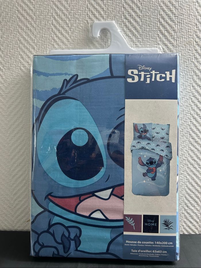 Parure Housse De Couette Lilo And Stitch Disney En Coton - photo numéro 3