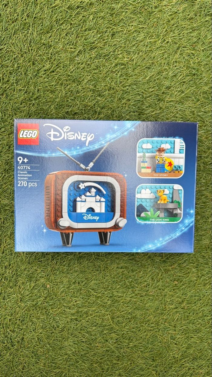 LEGO 40774 set Classic animation scène télévision en lego