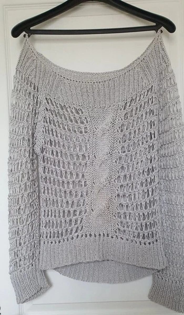 Pull d'été ajouré - Taille S - photo numéro 3