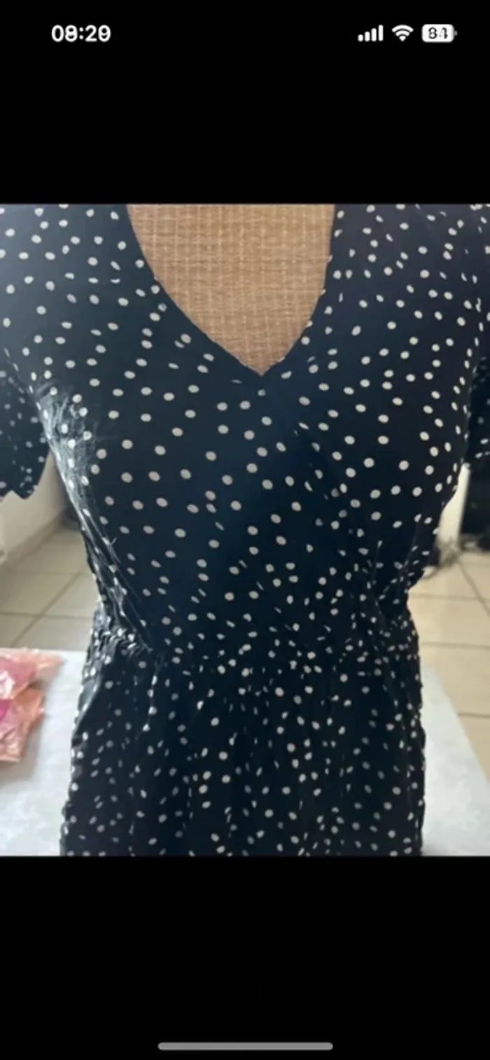 Robe à pois croisé kiabi - photo numéro 2
