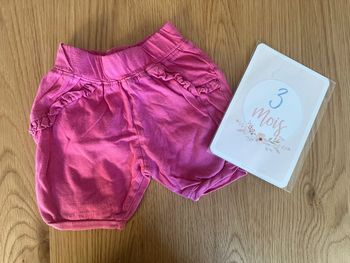 Short rose fuchsia pommette