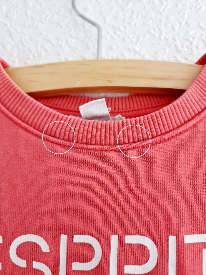 Esprit - Sweat / pull manches longues, col rond - Rose (3 ans) - photo numéro 5