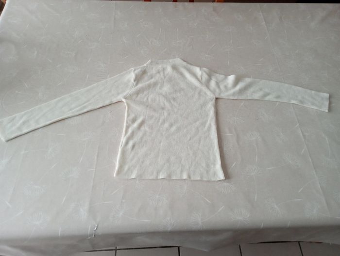 Pull écru manches longues 6 ans - photo numéro 2