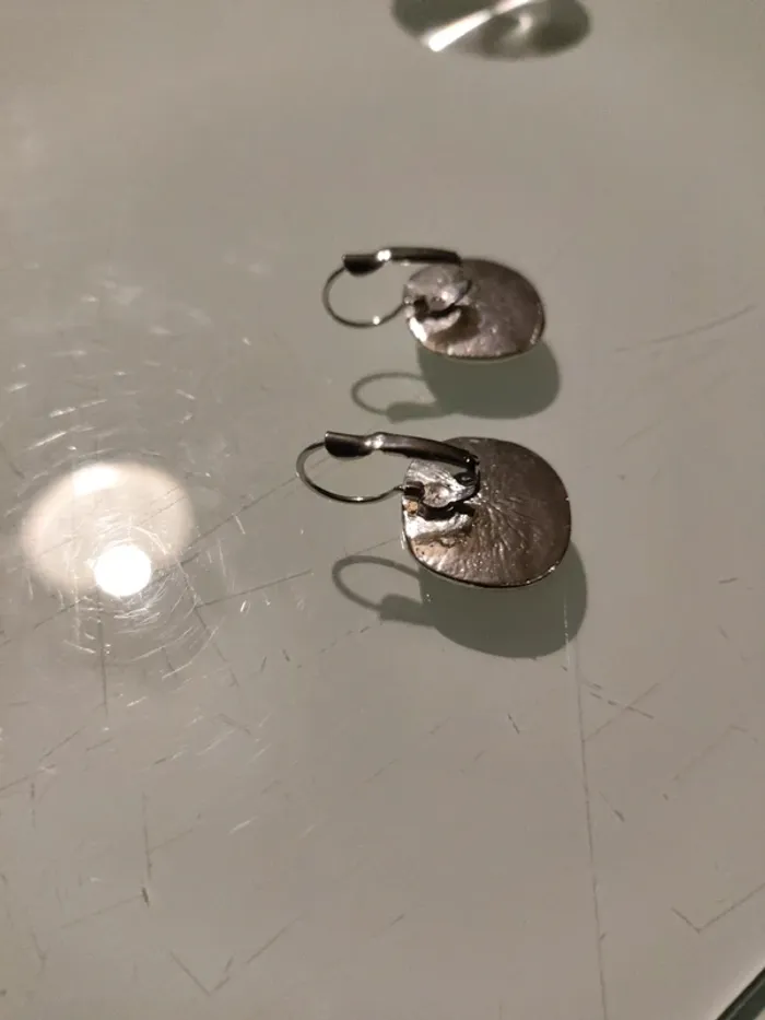 Boucles d’oreilles spirales marron - photo numéro 6