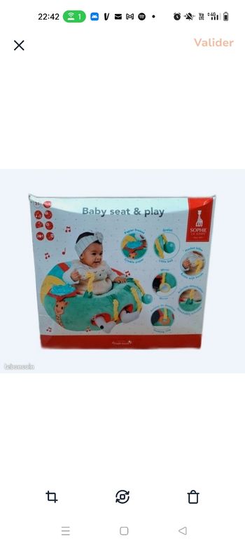 Baby Seat & Play Sophie la Girafe