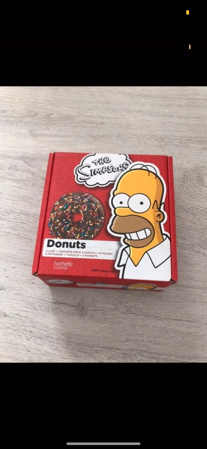 Coffret donuts simpson