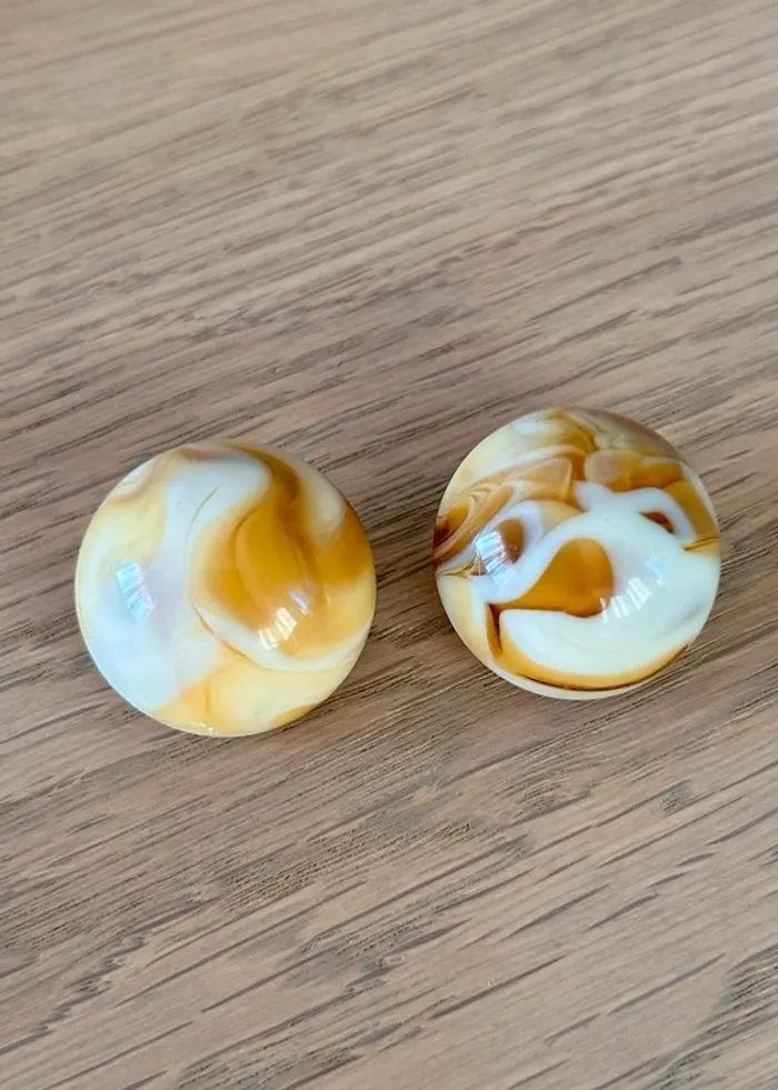 Boucles d’oreilles vintage à clips