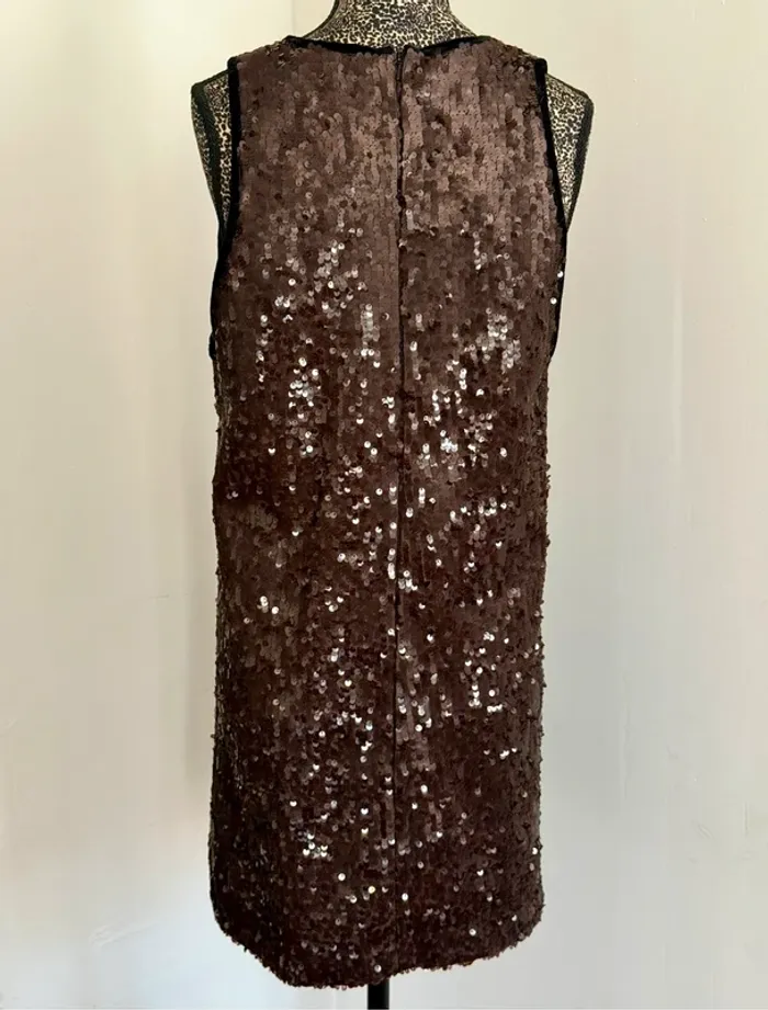 Robe sans manches à sequins Zara - Taille M - photo numéro 2