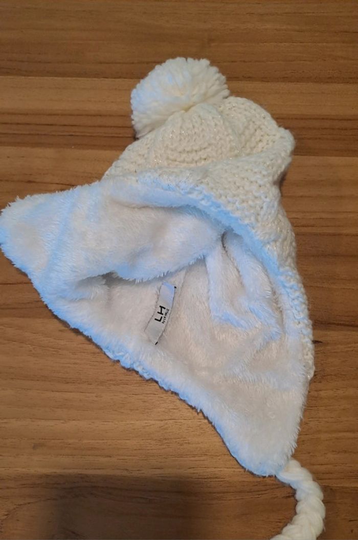 Bonnet péruvien doublé polaire - photo numéro 2