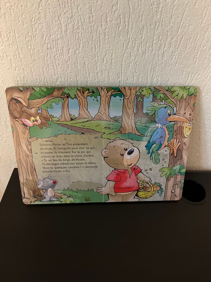 Livre  puzzle Victor dans la forêt - photo numéro 3