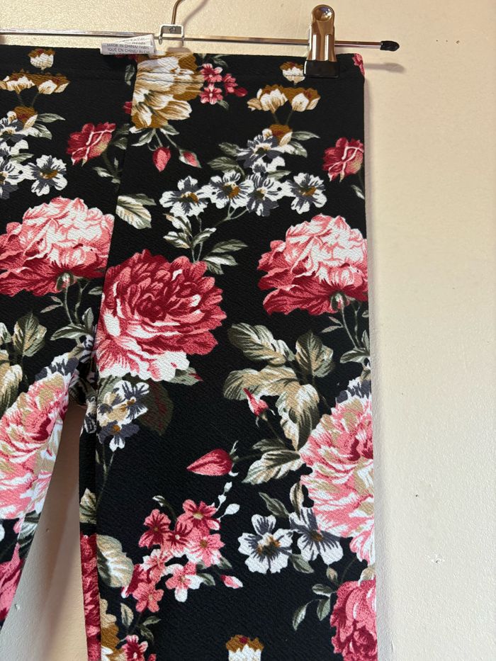 Pantalon fleuri fille taille 122 - photo numéro 5