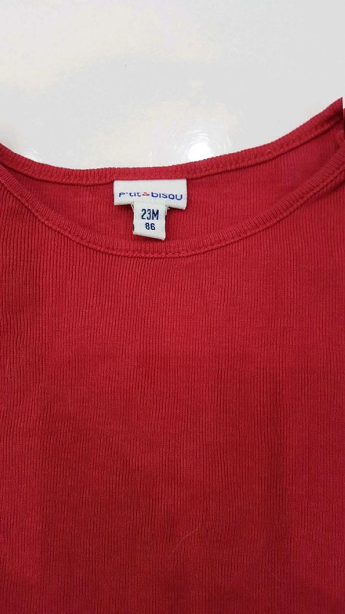 T  shirt 2 ans p'tit  bisous - photo numéro 3