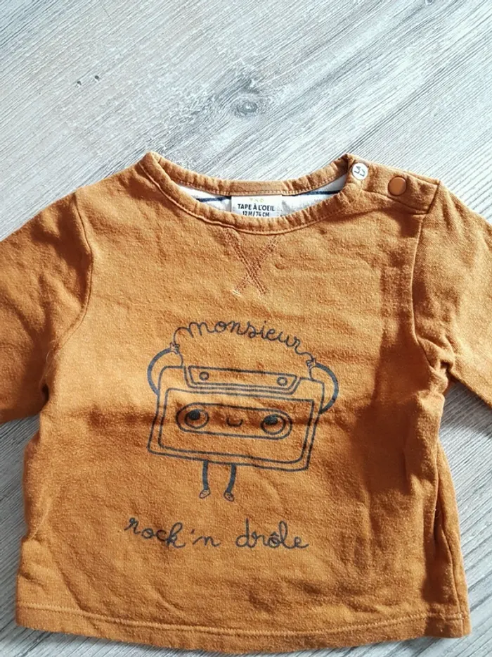 T shirt manches longues TAO 12 mois