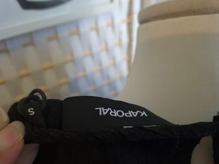 🖤 jolie robe noire Kaporal - détails dentelle & poches femme T36 /S - photo numéro 8