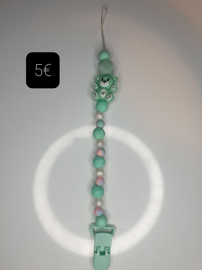 Attache tétine ourson - photo numéro 3