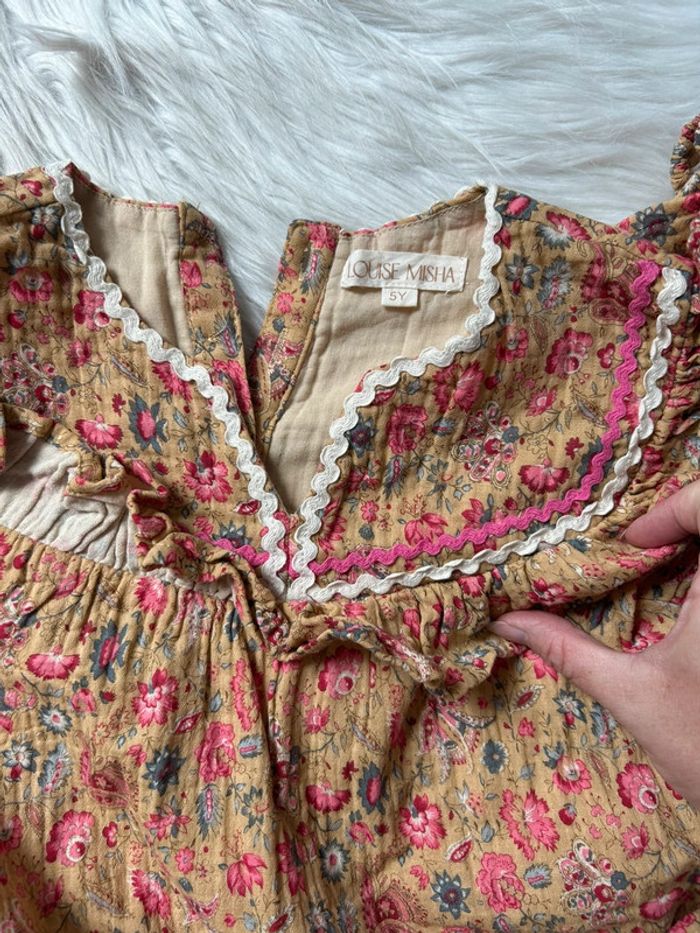 Robe Louise Misha style bohème fleuri - Taille 5 ans - photo numéro 4