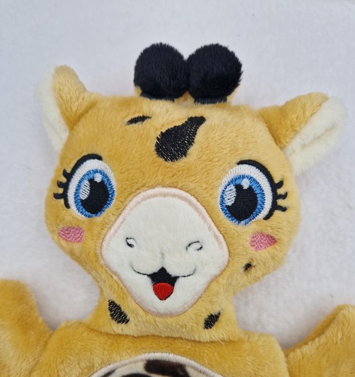 Joli doudou plat Girafe - photo numéro 3