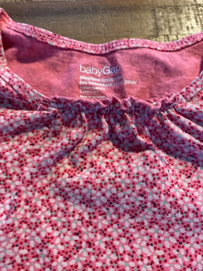 Teeshirt fleur gap - photo numéro 4