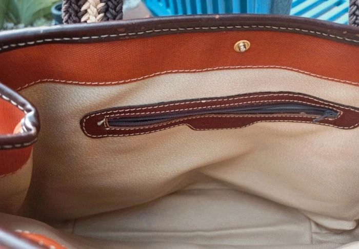 Sac Camel terracotta Élégant avec Poche Intérieure Zippée - Pratique et Stylé 🦊 - photo numéro 2