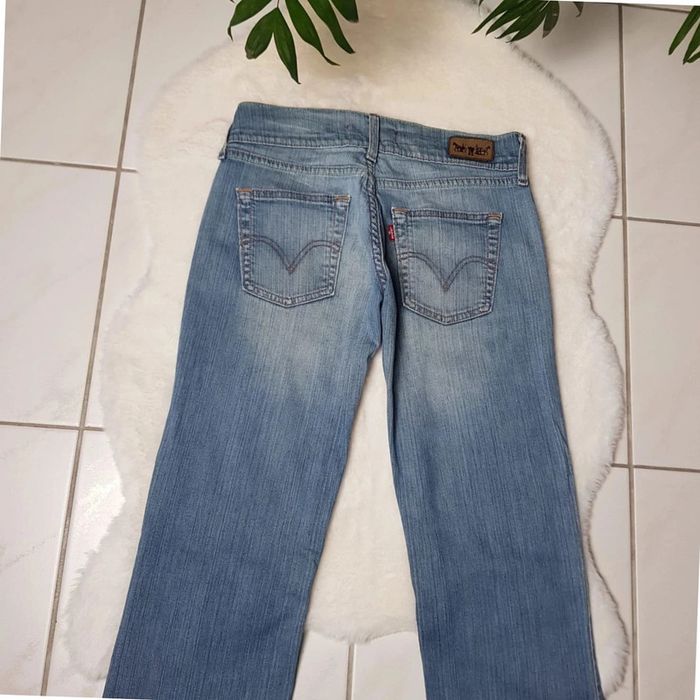 Jean Levi's Eve Square Cut Straight Leg W29 L32 Bleu - photo numéro 7