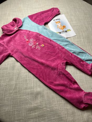 Grenouillère ouverture ventrale