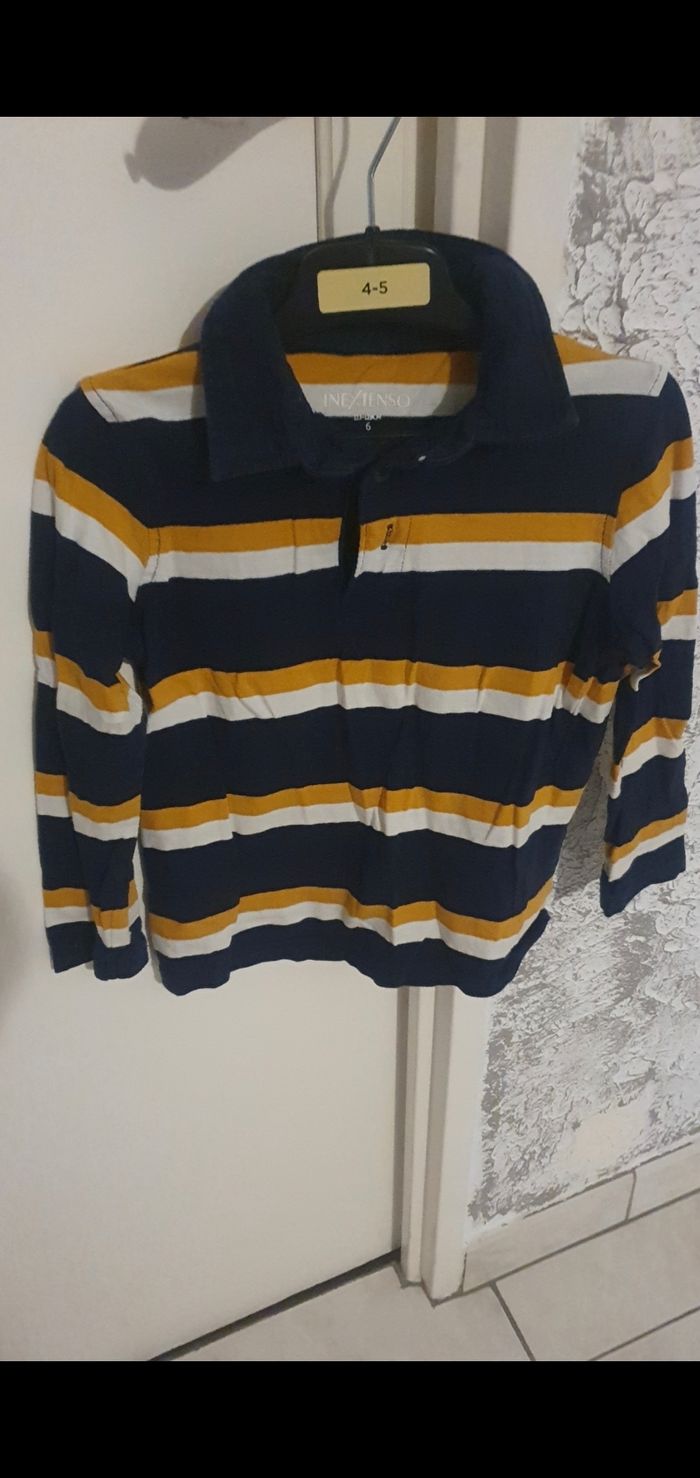 T shirt in extension rayé 6 ans - photo numéro 2