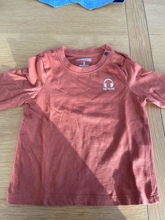 Lot 2 t-shirt manches longues garçon - photo numéro 3