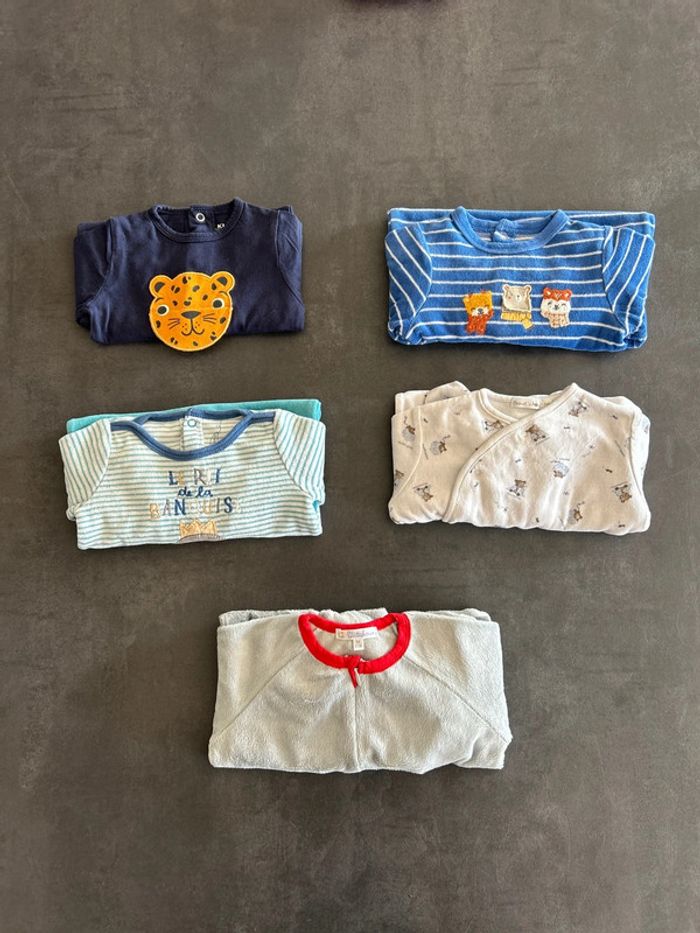Lot de 5 pyjamas bébé garçon 6 mois